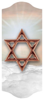 DARAY-C-120-BZ-CP Star of David Bronze-Copper